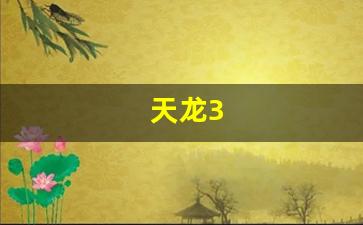 天龙3(天龙3d官网)