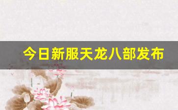 手游天龙八部变态服发布网：今日新服天龙八部发布网(新版天龙八部发布会) (2)
