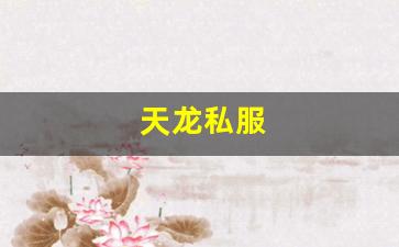 天龙八部私服发布网站：天龙私服(天龙手游)