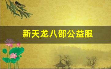 新天龙八部公益服(天龙八部公益贴吧)
